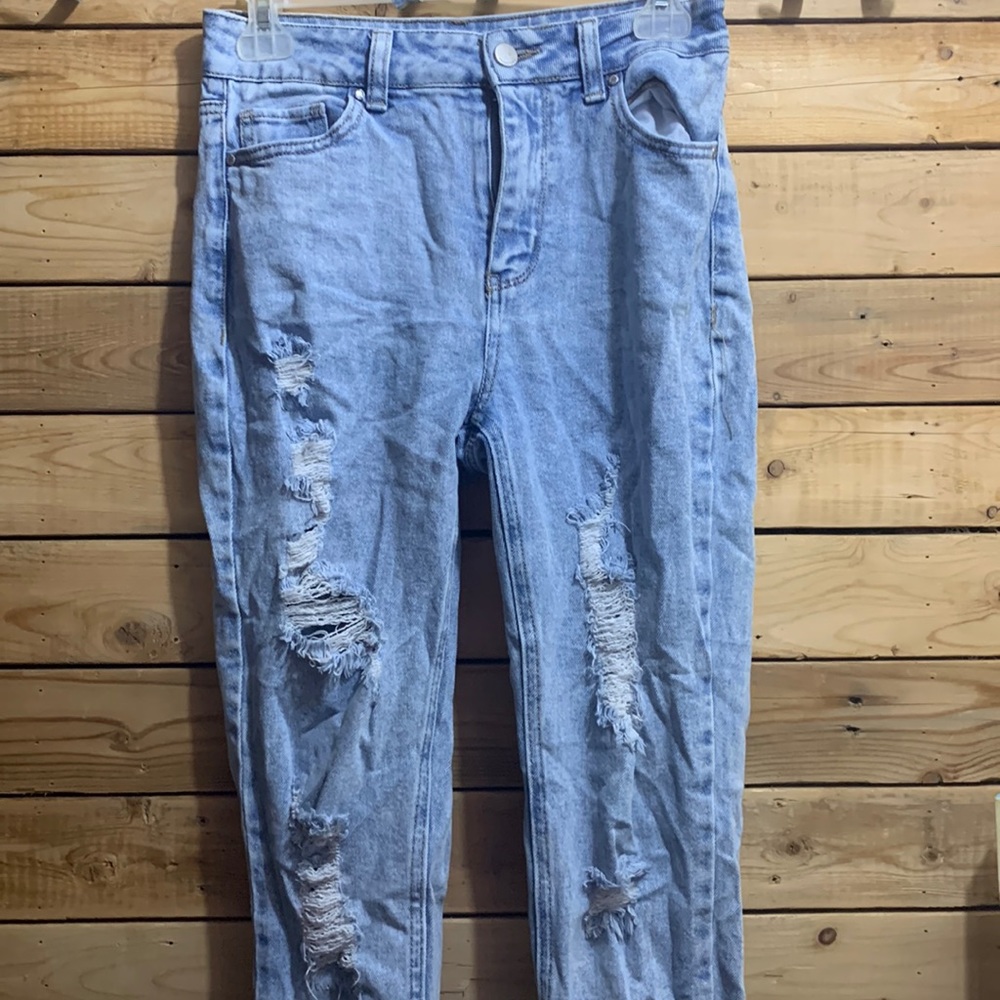jeans wrinkles come out with a wash (they’ve been folded up)